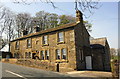 Hall beside road to Pikeber at junction with B6478