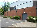 Rear wall of Exeter College Sports Hall