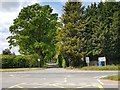 Northampton Lane as it joins the A449 near Ombersley