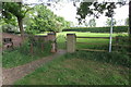 Footpath through Romp Hall grounds