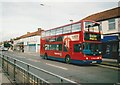 Bus on New North Road, Hainault (2)