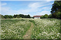 Footpath behind Merton Church