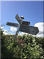 SX7445 : Blackridge Cross Signpost by Nick Cotter
