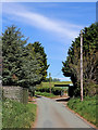 Stableford Road west of Ackleton in Shropshire