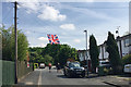 VE Day acknowledged, Mercia Way, Warwick