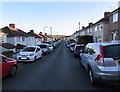 Cars and houses, Graig Park Villas, Newport