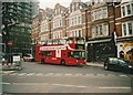 Bus at South End Green, Hampstead Heath (1)