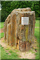 Millennium stone, East Court, East Grinstead