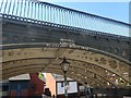 SX9192 : Inscription on the Iron Bridge, Exeter by David Smith