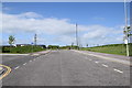 Empty street at Prime Four Business Park, Kingswells...