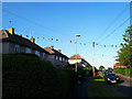 Bunting over Ganners Road