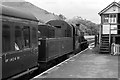 Waiting for departure, Llanfyllin 1963