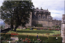 NS7993 : Garden at Stirling Castle by Colin Park