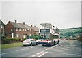 SK2797 : Bus on Lee Avenue, Stocksbridge by Richard Vince