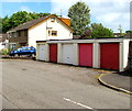 Five lockup garages, Oaklands, Ponthir, Torfaen