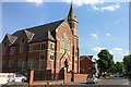 Church along Melbourne Road in Leicester