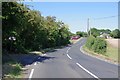 Weald Bridge Road at Cutlers Green