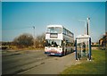 Bus on Marshland Road, Moorends (2)