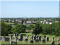 The view from Greenwich Cemetery