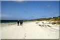 NF7810 : Walking the beach at Coilleag a' Phrionnsa, Eriskay by Colin Park