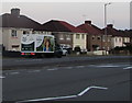 Morrisons home delivery van, Malpas Road, Newport