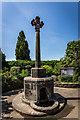 Denstone Village cross and drinking fountain