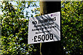 "No Dumping" notice, Dunmoyle