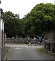 Sunday walkers in Llanfrynach, Powys