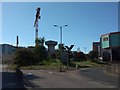 Construction site for swimming pool, Exeter