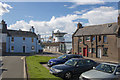 View from the car park in Rossie Square towards Montrose Harbour