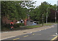 ST3091 : Early morning jogger, Almond Drive, Malpas, Newport by Jaggery