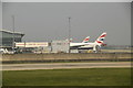 TQ0575 : British Airways planes, Terminal 5 by N Chadwick