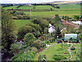 River Calder and garden at Caldermill