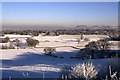 Winter landscape looking northeast from Daniel Hill near Alderley Edge