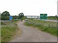 SK7042 : Lane alongside the A46 by Alan Murray-Rust