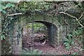 SO6706 : Old railway underbridge by John Winder