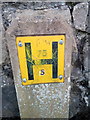 Hydrant sign on the B4409, Tregarth