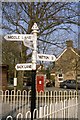 Signpost in Kingston Seymour