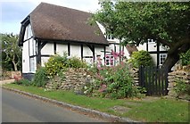 SP7330 : Tudor cottage on Main Street, Adstock by David Howard