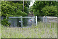 Gated end of Maltings Lane