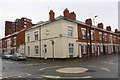 Houses at the junction of Filbert Street and Burnmoor Street