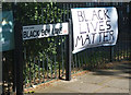 South Tottenham : road sign, Black Boy Lane