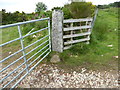 Gatepost near Greenside