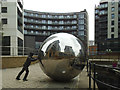 Leeds Dock - rolling spheres (1)