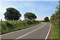 A bend on the A760 heading for Kilbirnie