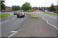 SK2103 : Bolebridge Street (A453) approaching Saxon Drive roundabout by Roger Templeman