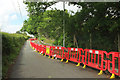 Barriers on Ashburton Road, Bovey Tracey