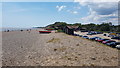 Dunwich beach and car park