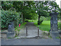 Western Flatts Cliff Park: entrance from Western Road