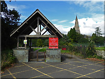 NY3704 : Entrance to church and cemetery, Ambleside by Chris Allen